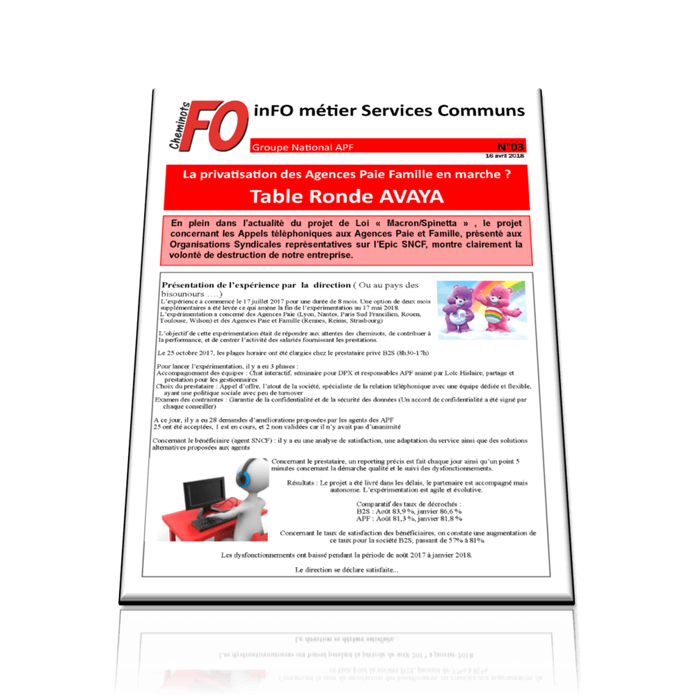 Tract APF n°3 du 160418