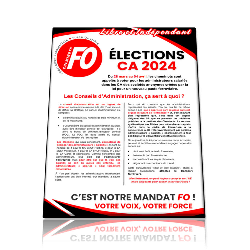 ELECTIONS CA SNCF